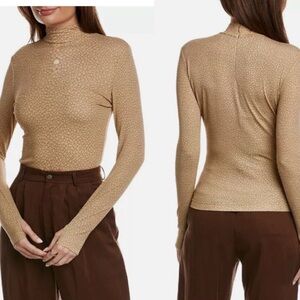 Burberry Honeycomb Pattern Long Sleeve Top